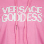 Sweatshirts Sweat à capuche Goddess Versace Rose Femme