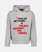 Sweatshirts Sweat à capuche à imprimés Moncler Grenoble Gris Homme