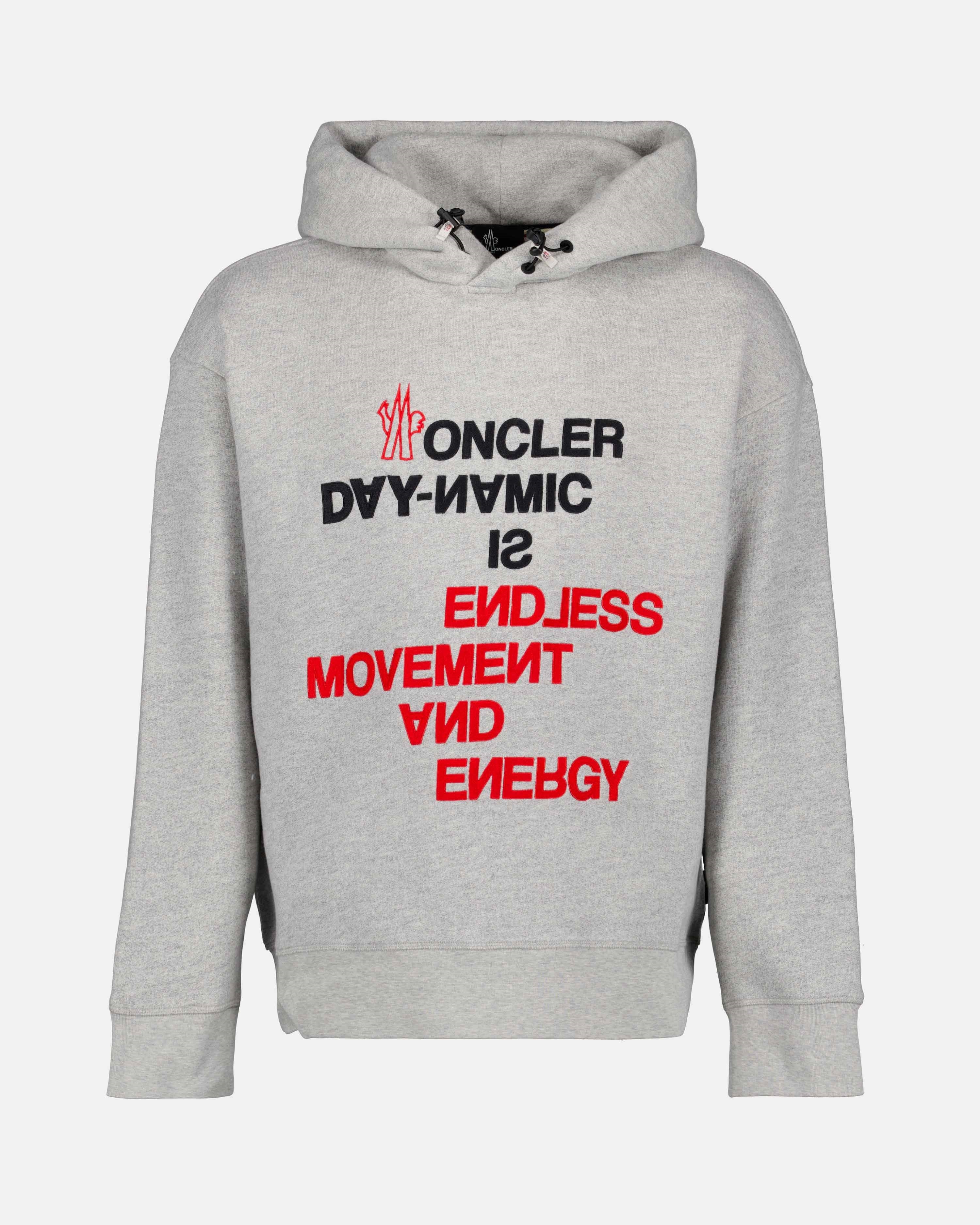 Sweatshirts Sweat à capuche à imprimés Moncler Grenoble Gris Homme