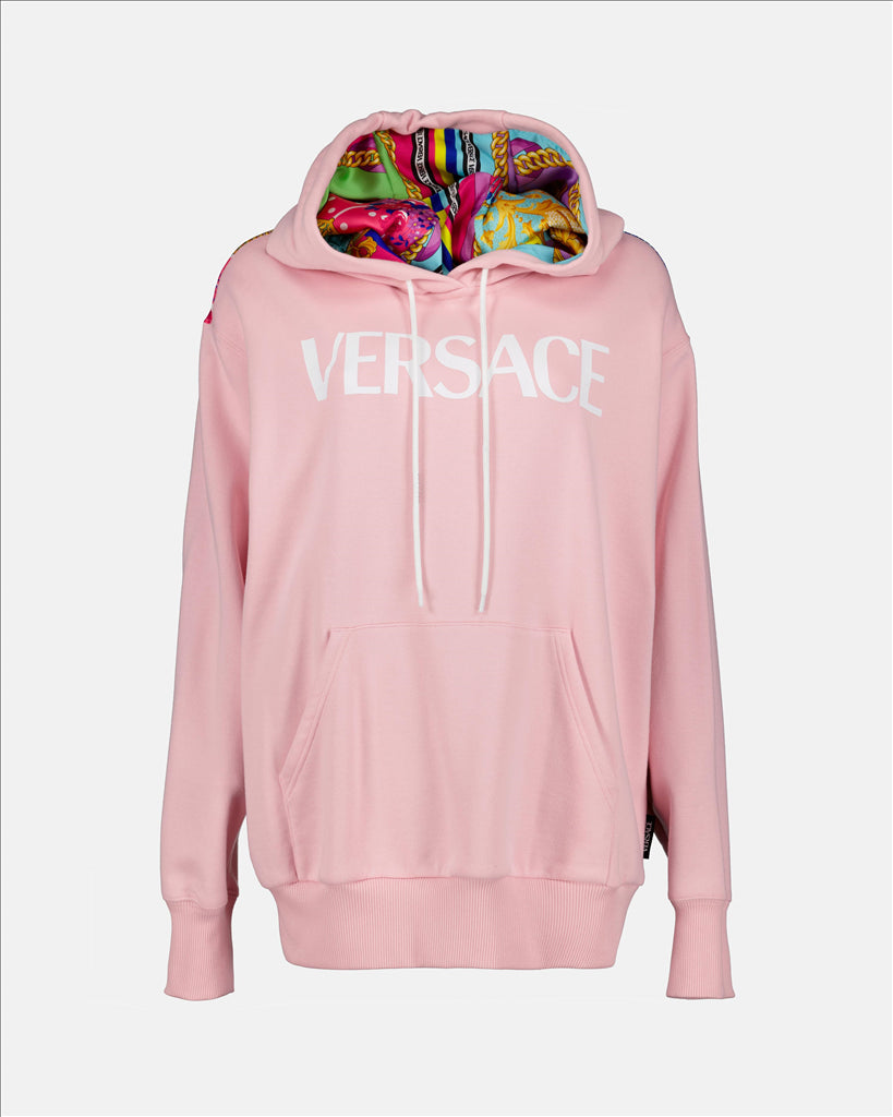 Sweatshirts Sweat à capuche I Ventagli Versace Rose Femme