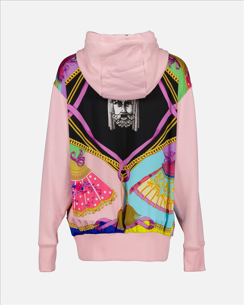 Sweatshirts Sweat à capuche I Ventagli Versace Rose Femme