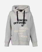 Sweatshirts Sweat à capuche imprimé Moncler Grenoble Gris Femme