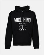 Sweatshirts Printed hoodie Moschino Black Man