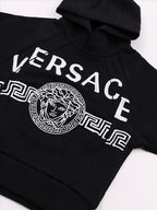 Abbigliamento Sweat à capuche La Medusa Versace Nero Bambini