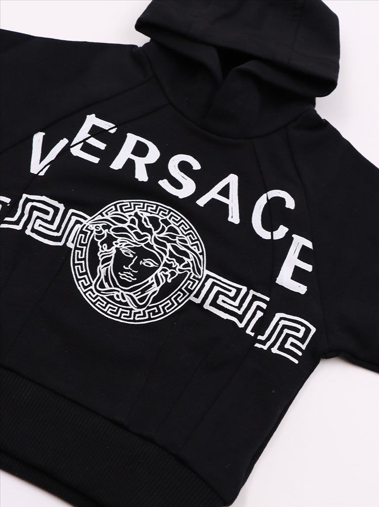 Abbigliamento Sweat à capuche La Medusa Versace Nero Bambini