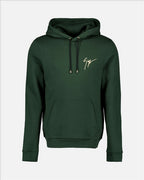 Sweatshirts Sweat à capuche à logo Giuseppe Zanotti Vert Homme