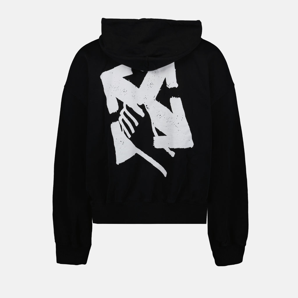 Sweatshirts Sweat à capuche hand Arrow boxy Off-White Noir Homme