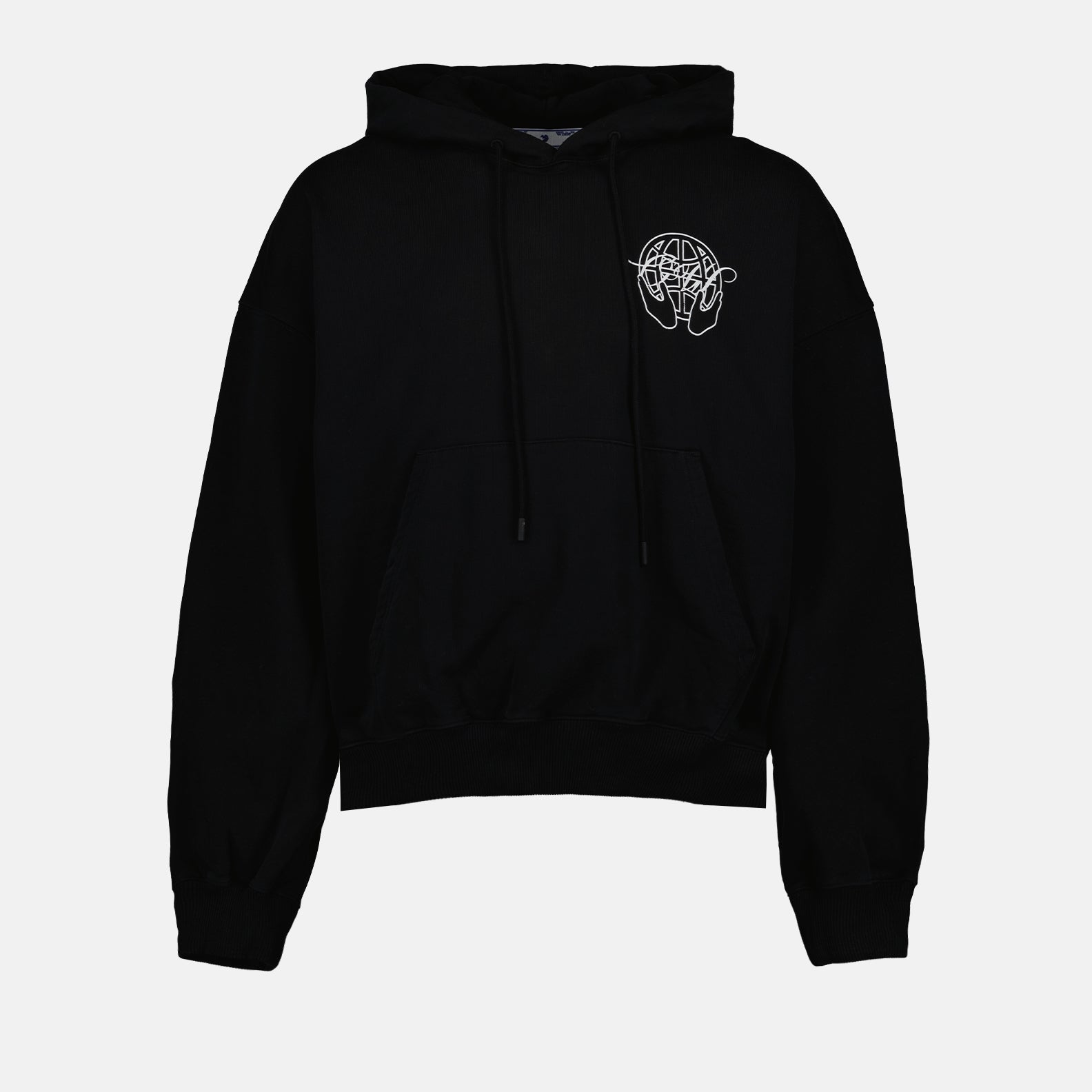 Sweatshirts Sweat à capuche hand Arrow boxy Off-White Noir Homme