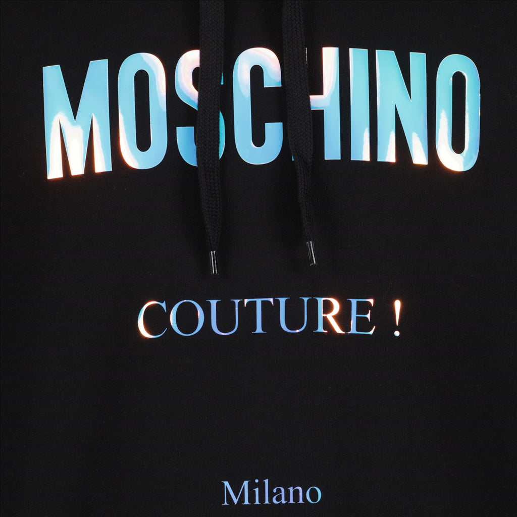 T-shirts Sweat à capuche Moschino Couture Moschino Noir Homme