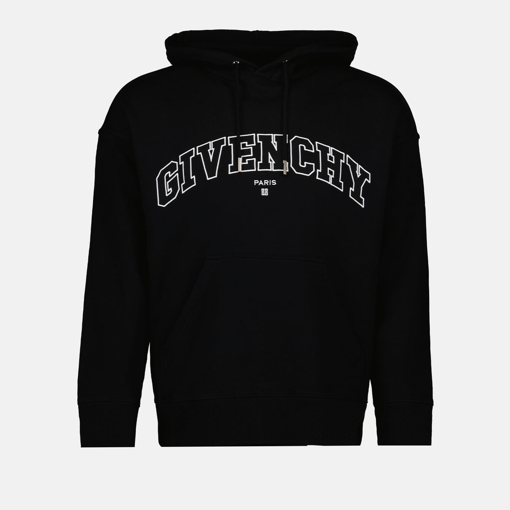 Sweatshirts Patch hoodie Givenchy Black Man