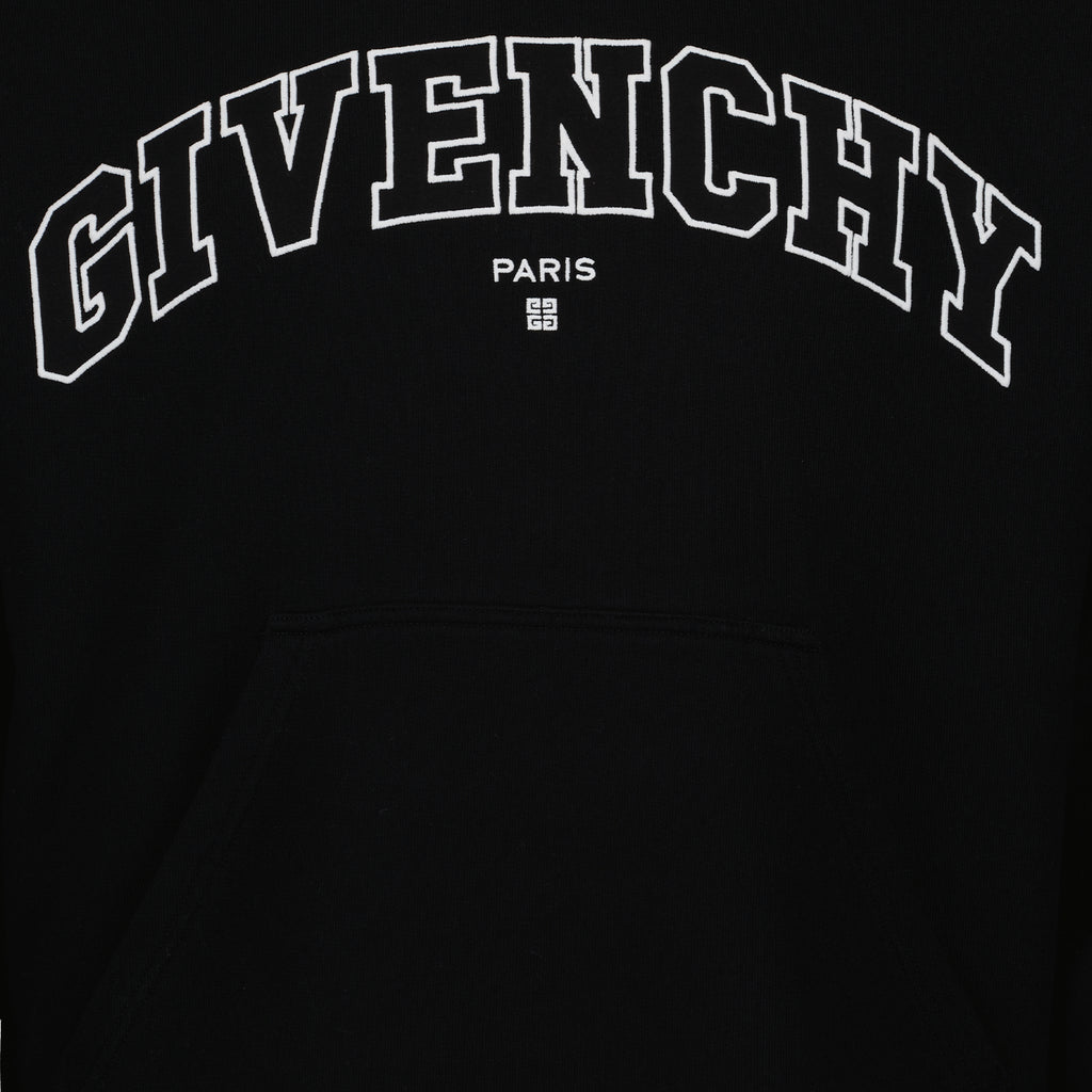 Sweatshirts Patch hoodie Givenchy Black Man