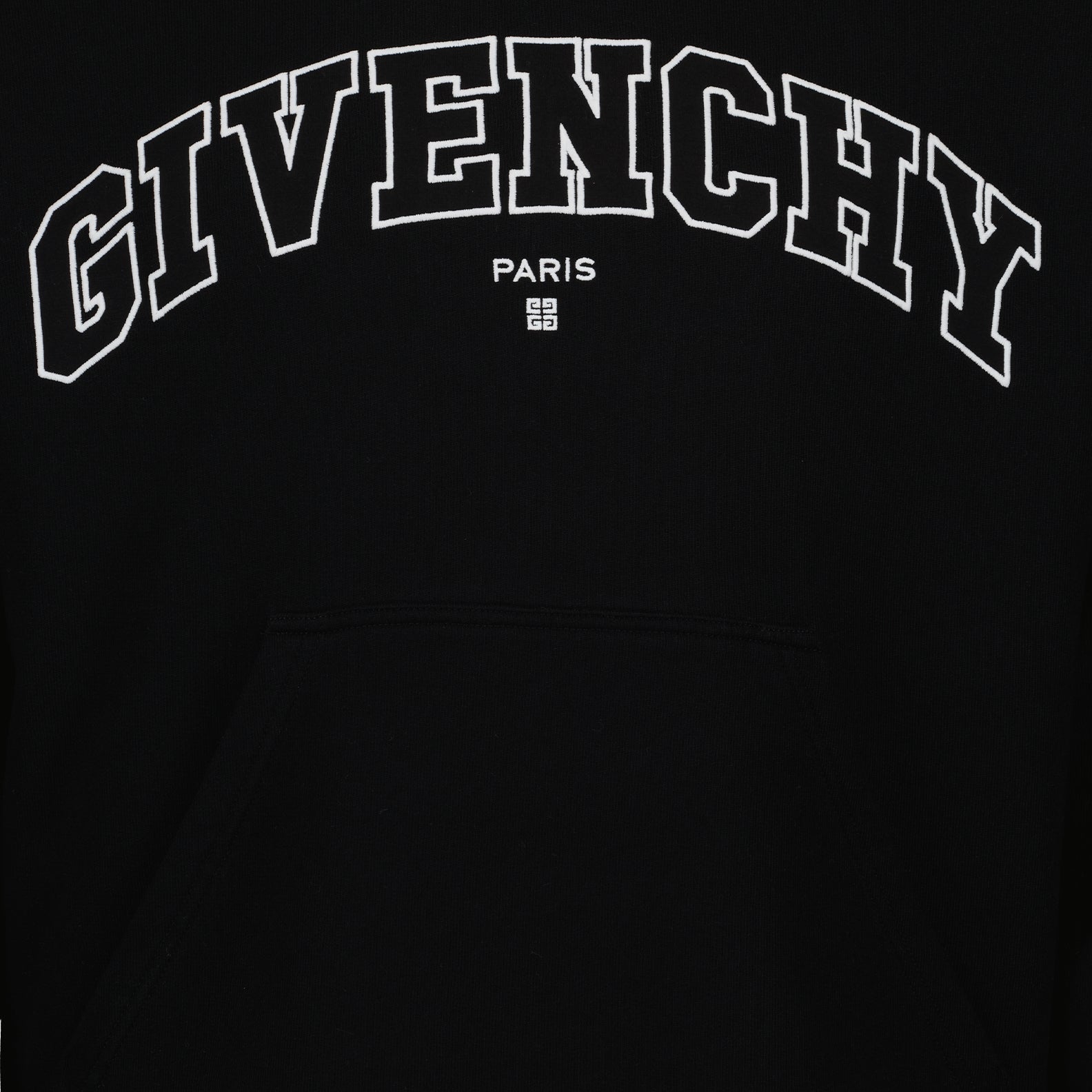 Sweatshirts Patch hoodie Givenchy Black Man