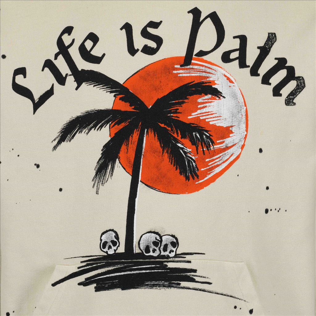 Sudaderas Sweat à capuche Sunset Palm Palm Angels Blanco Homme