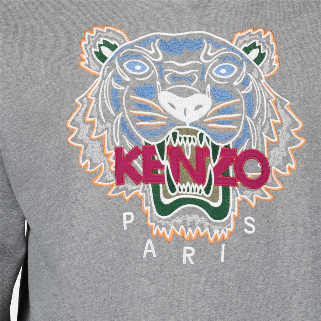 스웨트셔츠 Sweat à capuche Tiger Gris Kenzo 회색 Homme
