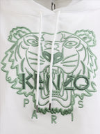 Sweatshirts Sweat à capuche Tigre Kenzo Blanc Femme