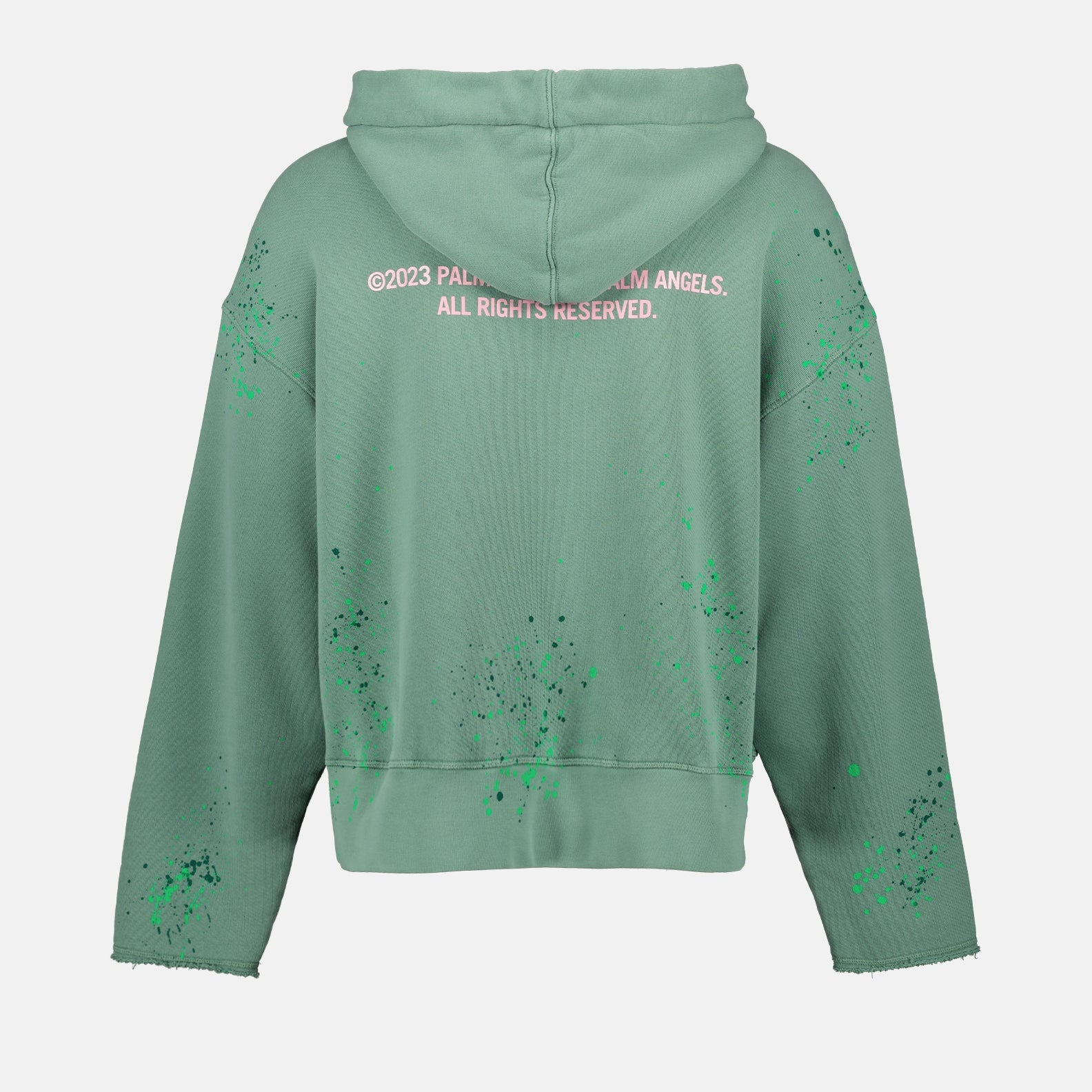 Maille Sweat à capuche PXP painted Palm Angels Vert Homme