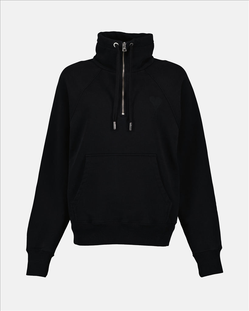 Sweat à col montant Noir