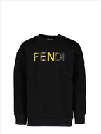 Vêtements Sweat à logo Fendi Noir Enfants