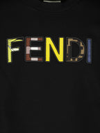 Vêtements Sweat à logo Fendi Noir Enfants