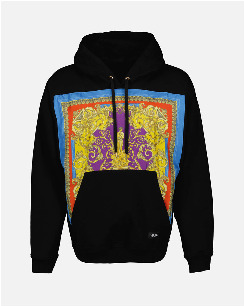 Sweatshirts Sweat Barocco Goddess Versace Noir Homme