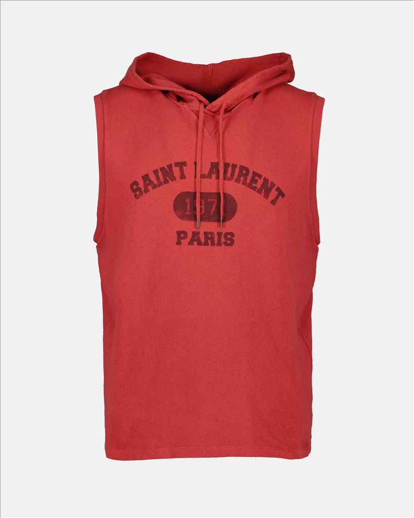Sweatshirts Sweat sans manches Saint Laurent Rouge Homme