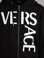 Sudaderas Sweat zippé à logo Versace Negro Homme