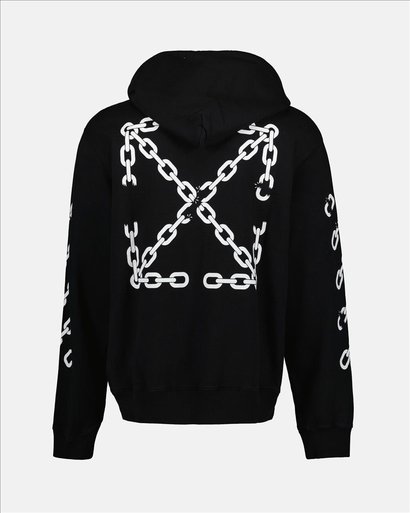 Camisetas Sweat zippé Arrow Off-White Preto Homme