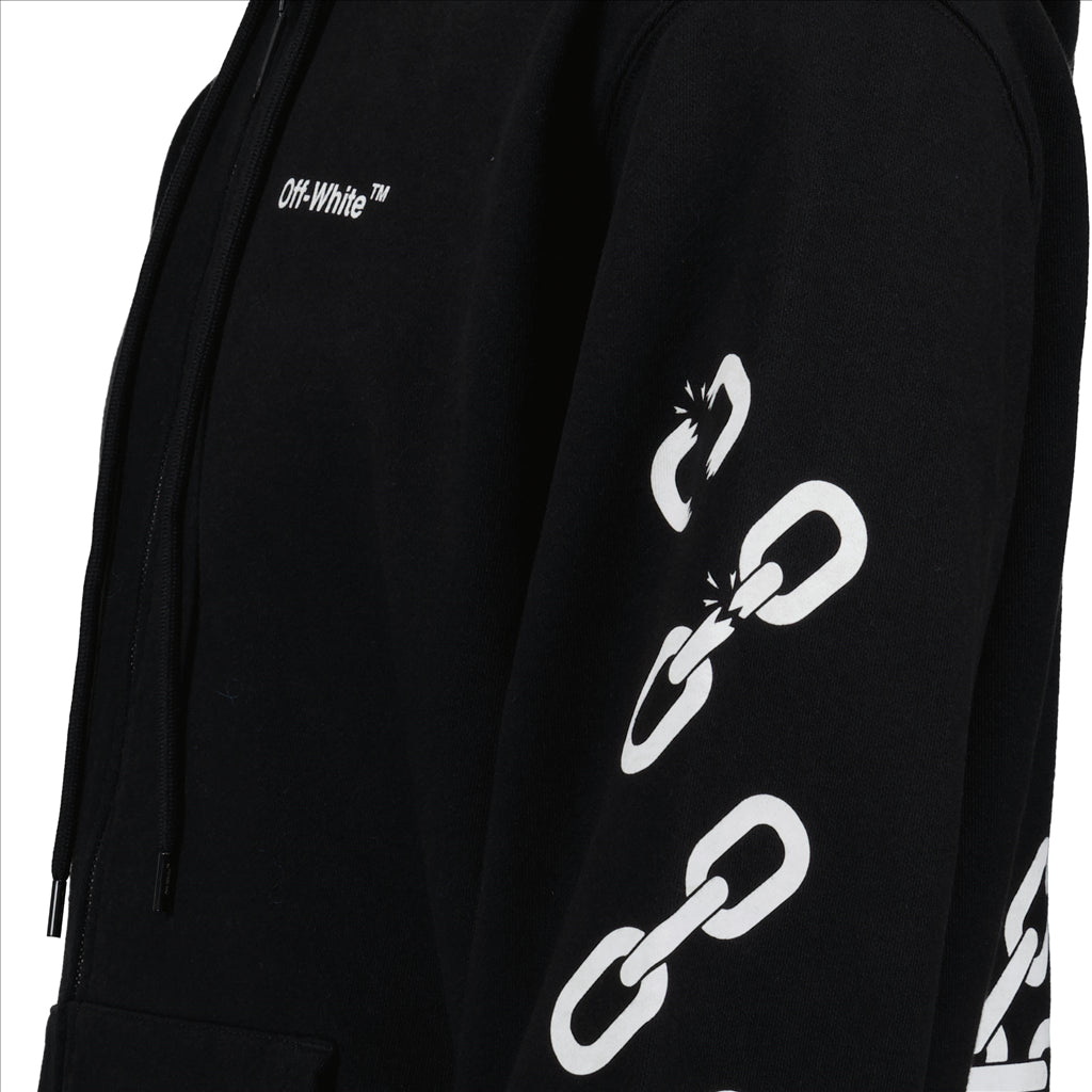 Camisetas Sweat zippé Arrow Off-White Preto Homme