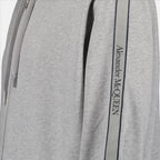 Sweatshirts Sweat zippé à logo bande Alexander McQueen Gris Homme