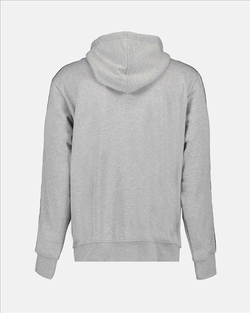 Sweatshirts Sweat zippé à logo bande Alexander McQueen Gris Homme