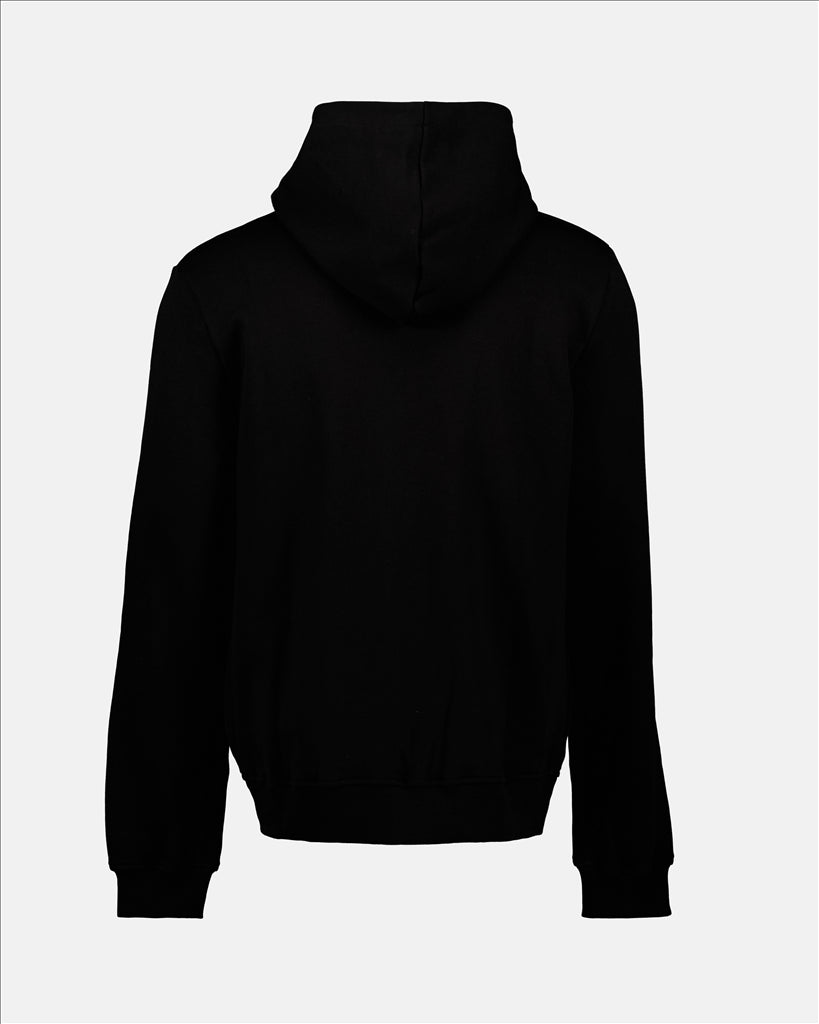 Sweatshirts Logo zipped sweatshirt Giuseppe Zanotti Black Man