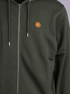 Sweatshirts Sweat zippé Tigre Kenzo Vert Homme