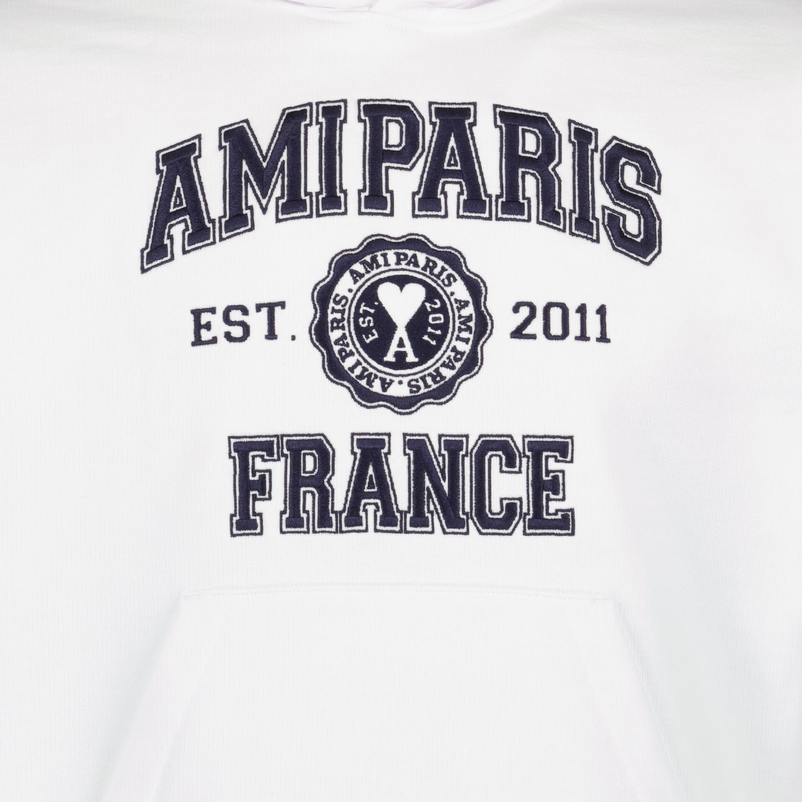 Sweatshirts Hooded sweatshirt Ami PARIS White Unisex