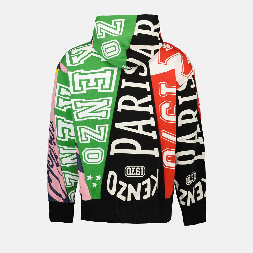 Sweatshirts Sweatshirt à capuche Kenzo Flag Kenzo Multicolore Homme
