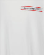 Sweatshirts Sweatshirt à logo Alexander McQueen Blanc Homme
