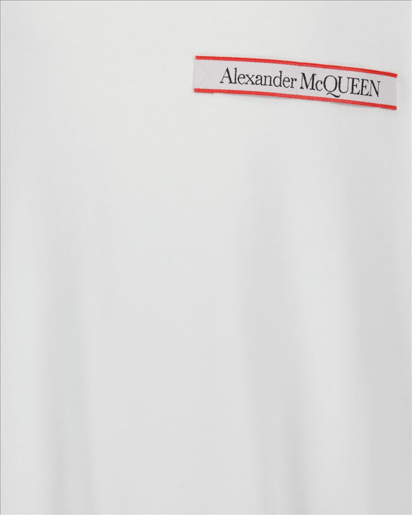 Sweatshirts Sweatshirt à logo Alexander McQueen Blanc Homme