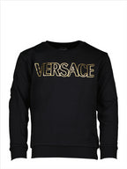 Clothing Logo sweatshirt Versace Black Boys (3 years and over)