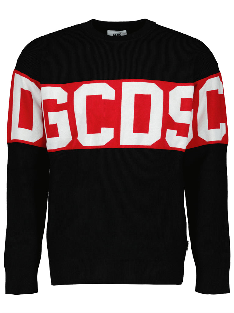 T-shirts Sweatshirt à logo GCDS Noir Homme