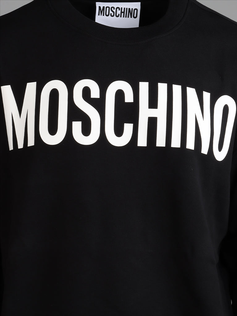 Sweatshirts Sweatshirt à logo Moschino Noir Homme