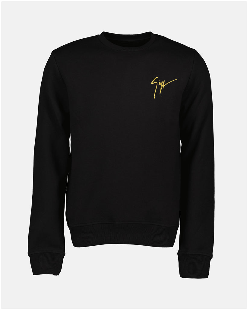 Sweatshirts Sweatshirt à logo Giuseppe Zanotti Noir Femme