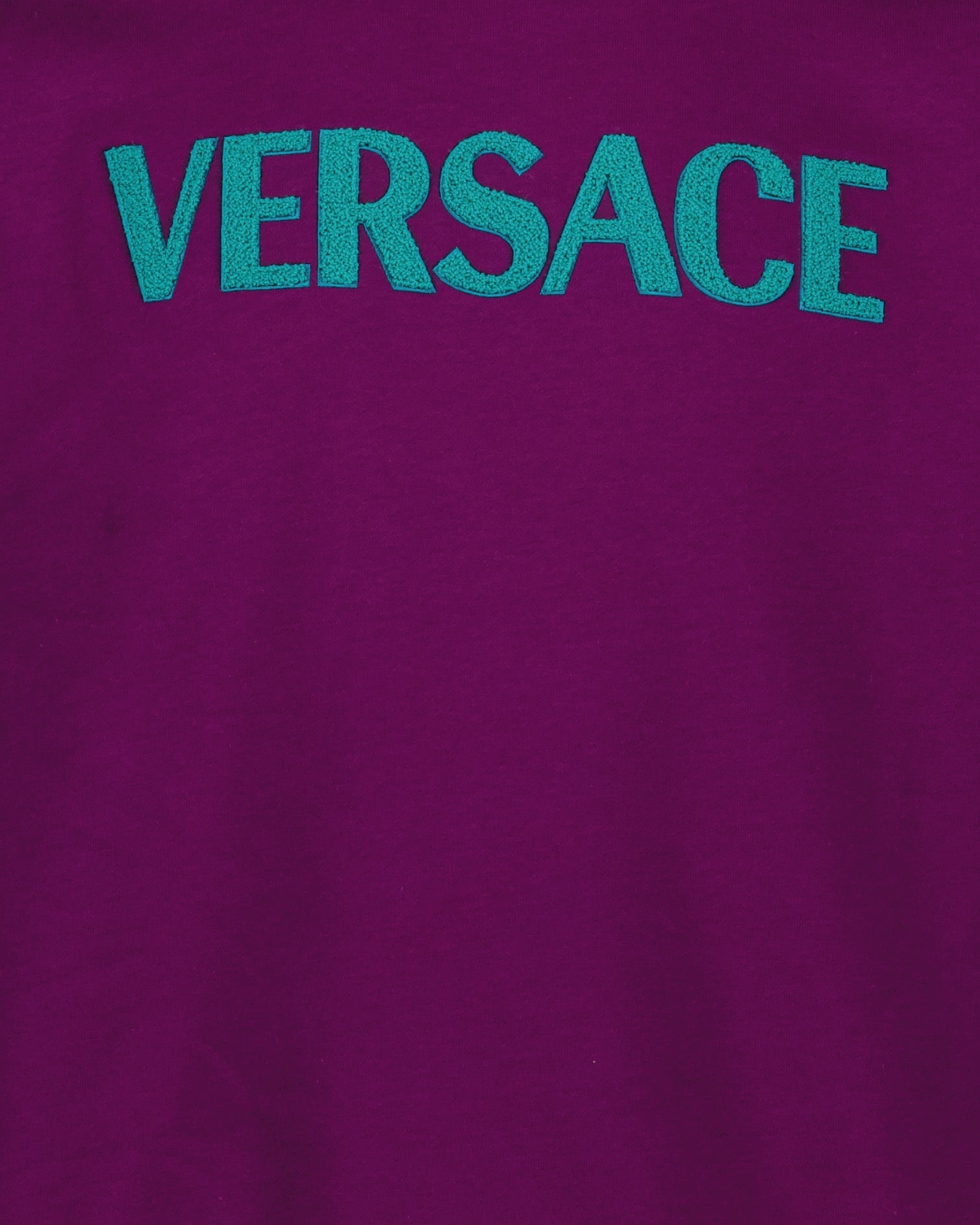 T-shirts Logo sweatshirt Versace Purple Man