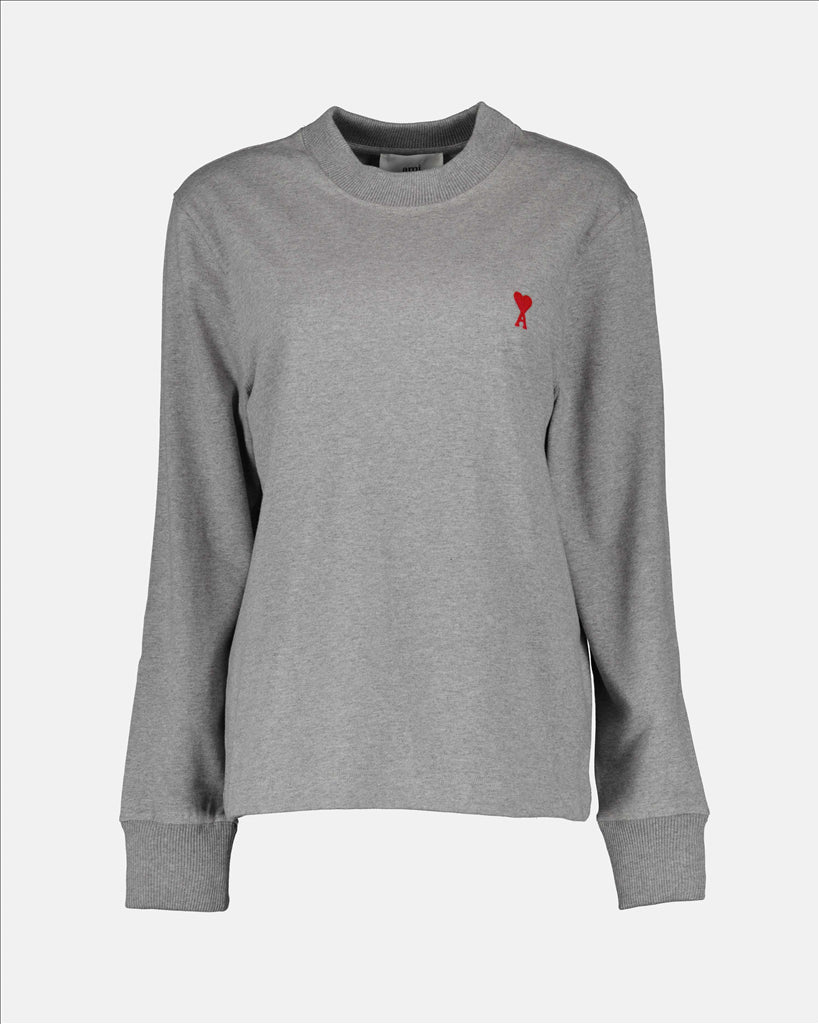 Sweatshirts Sweatshirt Ami de Coeur Ami PARIS Gris Femme