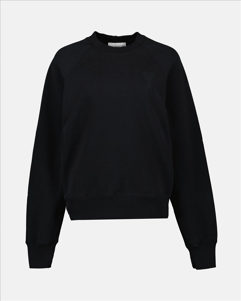 Sweatshirts Sweatshirt Ami de coeur Ami PARIS Noir Femme