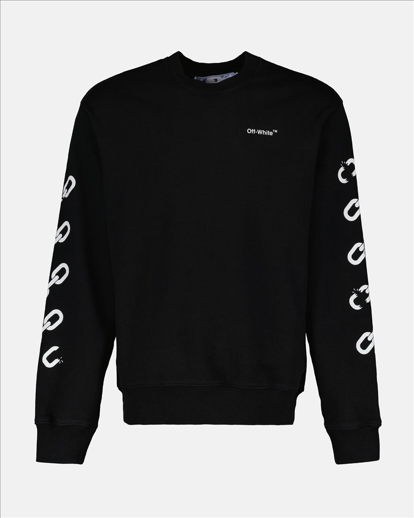 Sweatshirts Arrow sweatshirt Off-White Black Man