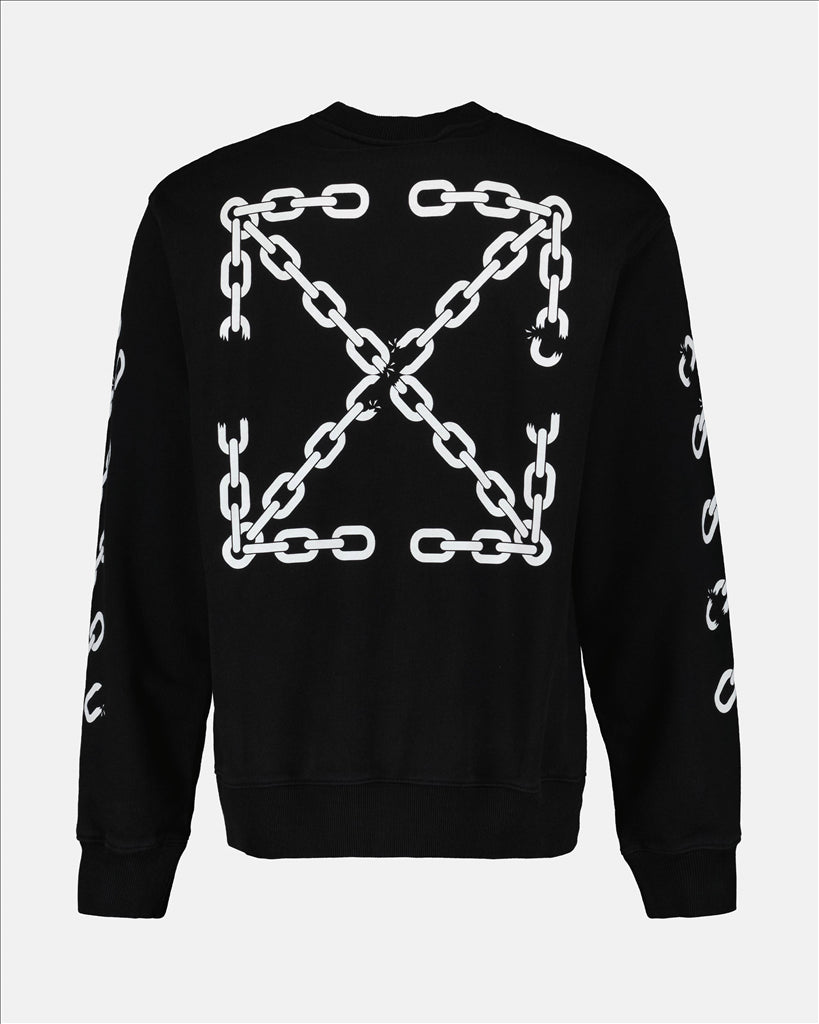 Sweatshirts Arrow sweatshirt Off-White Black Man
