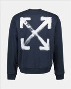 Sweatshirts Sweatshirt Arrow Off-White Bleu Homme