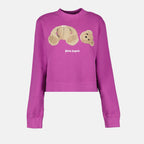 Sweatshirts Sweatshirt Bear Palm Angels Violet Femme