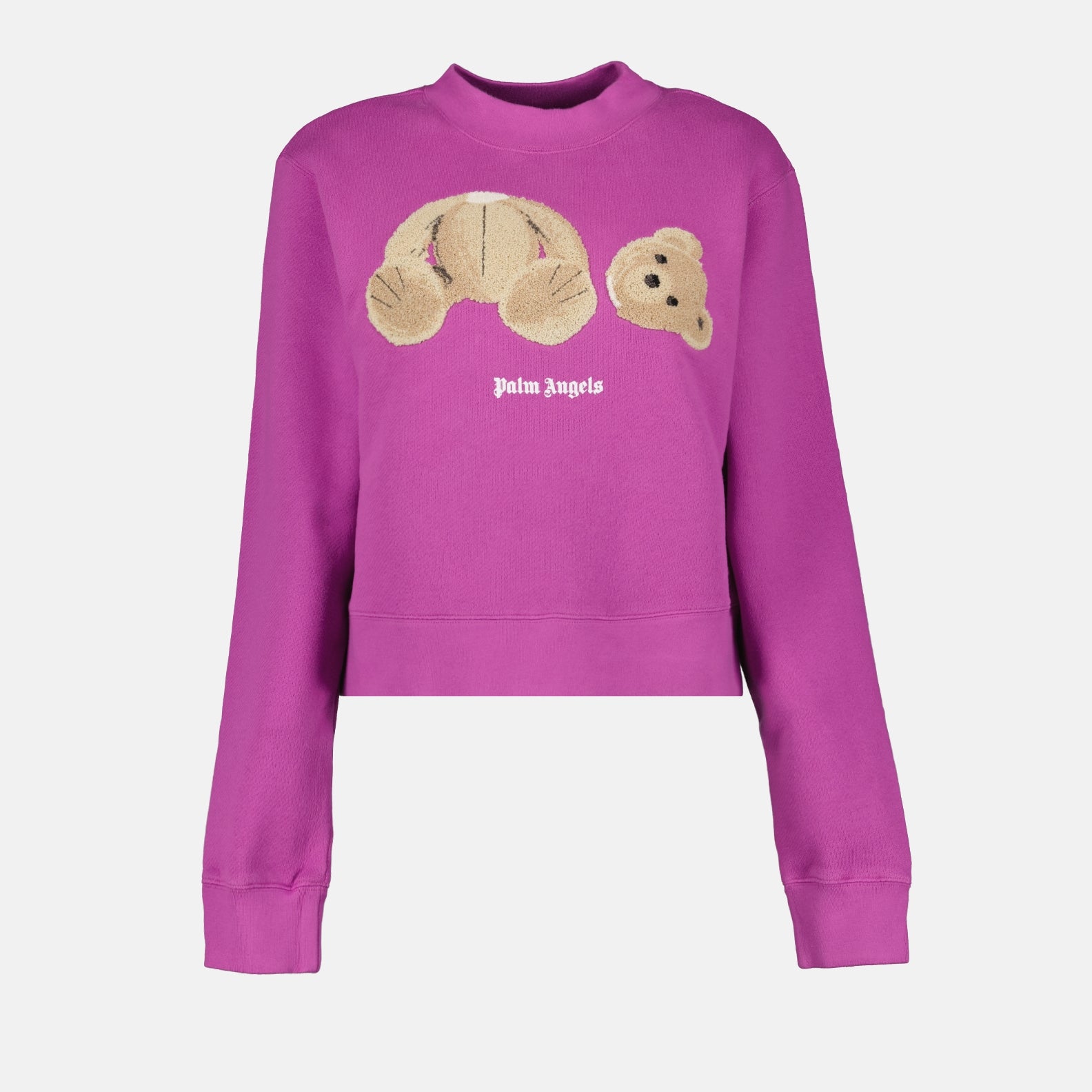 Sweatshirts Sweatshirt Bear Palm Angels Violet Femme