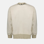 Maglieria Sweatshirt à logo Palm Angels Beige Homme