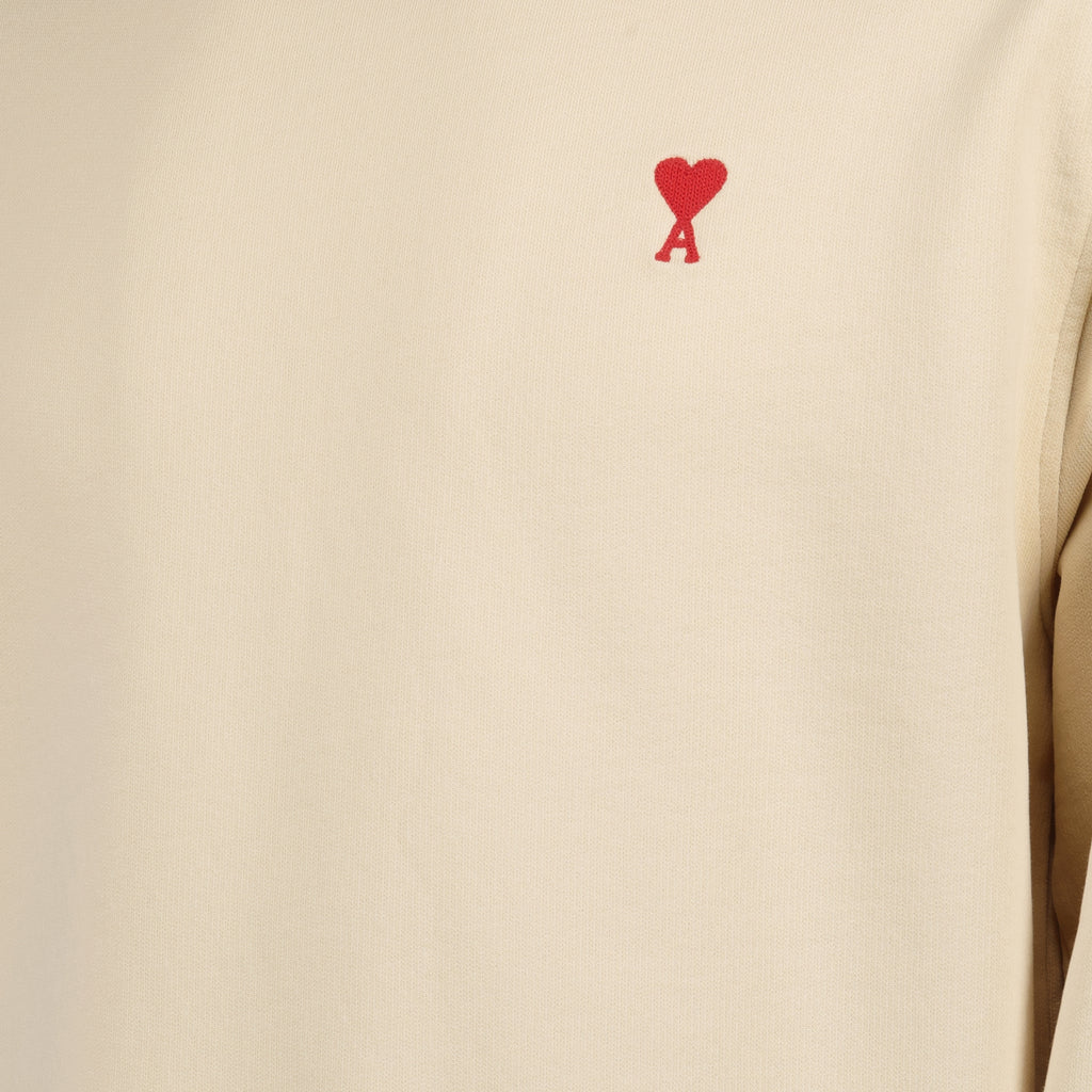 Sweatshirts Sweatshirt Ami de Coeur Ami PARIS Beige Unisexe